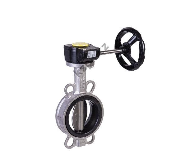 Межфланцевый затвор MV UBZ1 с редуктором